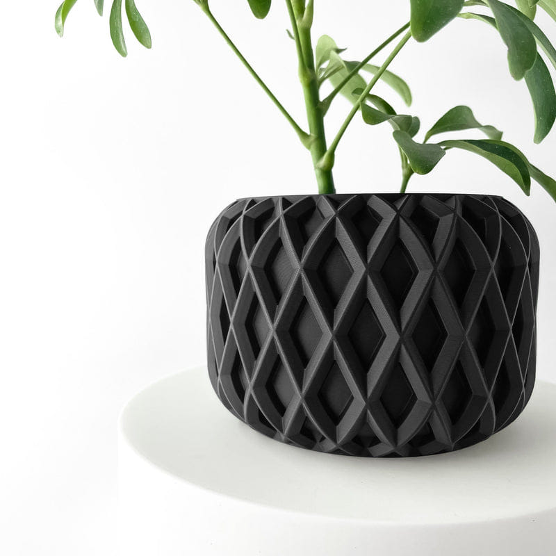 Quilt Drum Orchid Planter