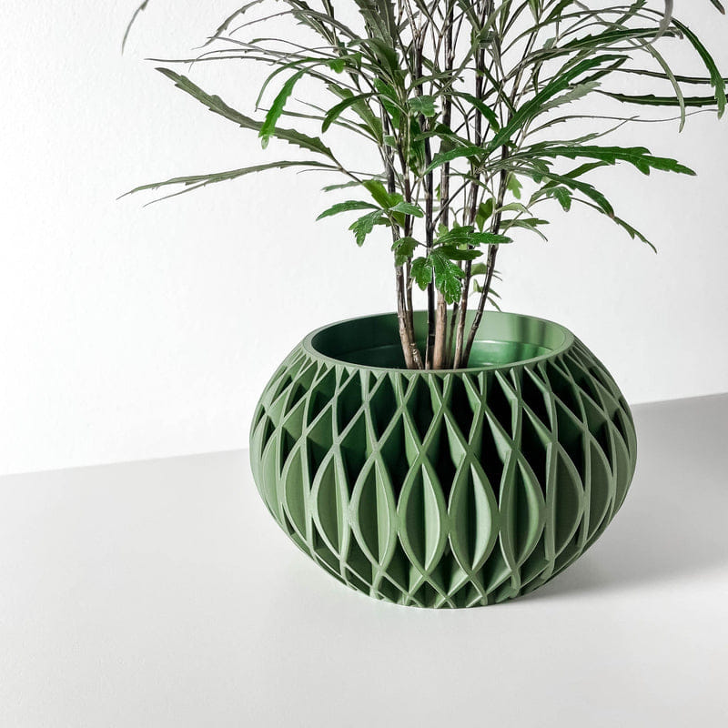 Quilt Globe Planter