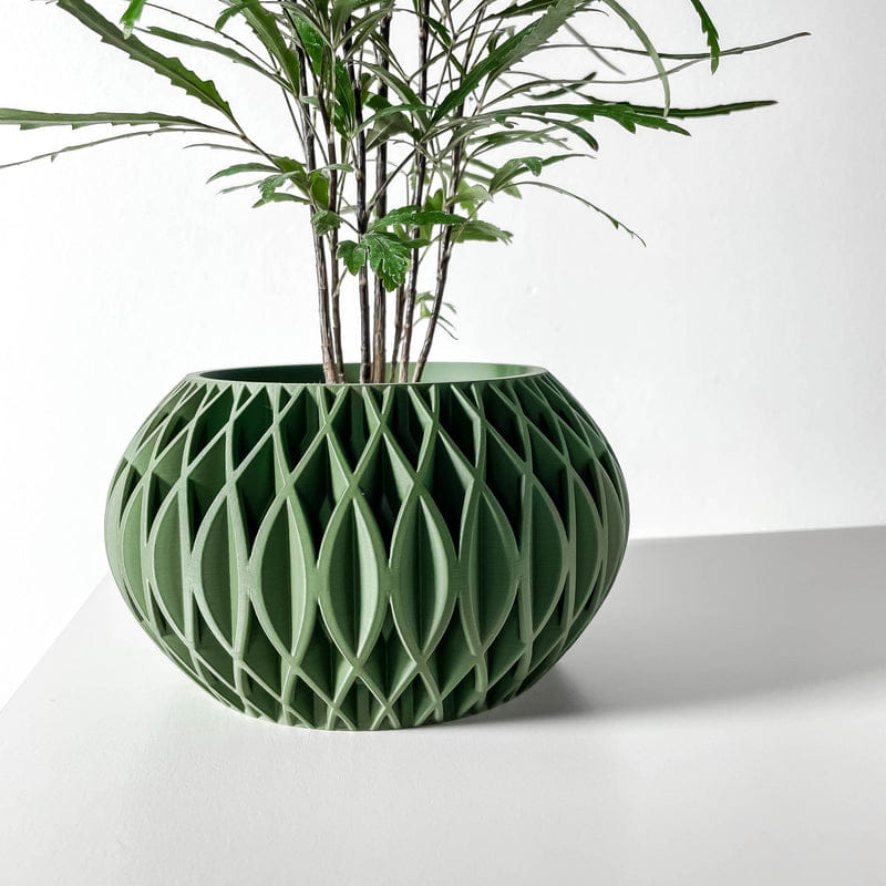 Quilt Globe Planter