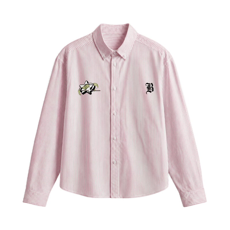 Blacklist No Flex Pink Stripe Shirt
