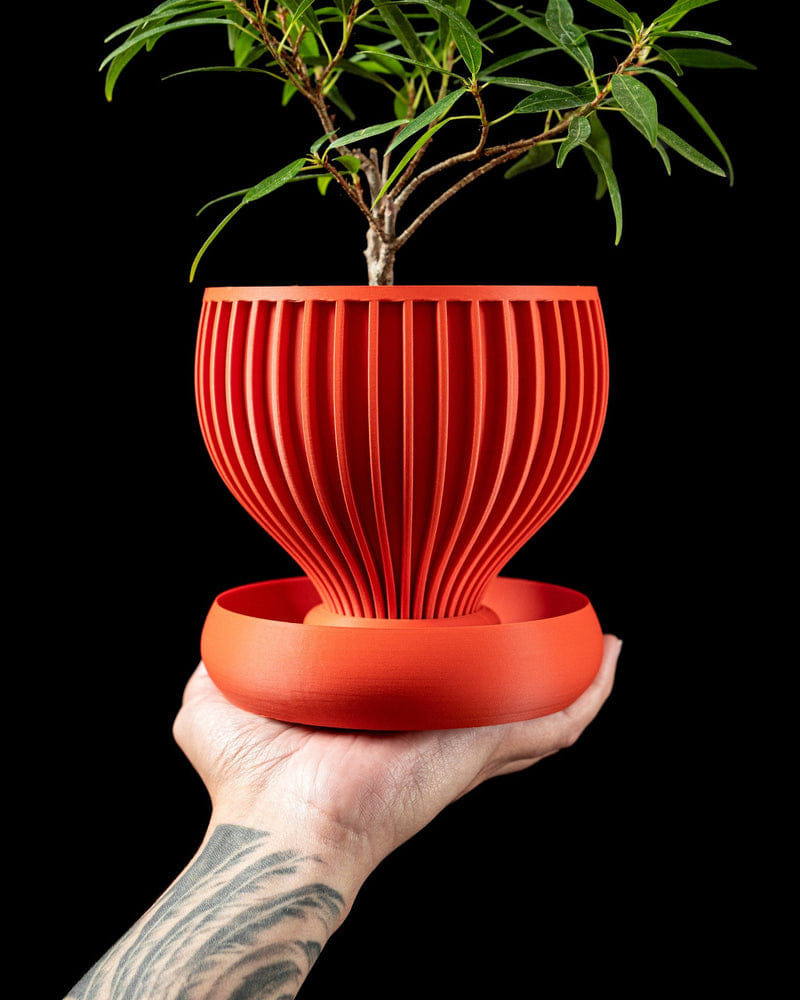 Radial Bowl Planter