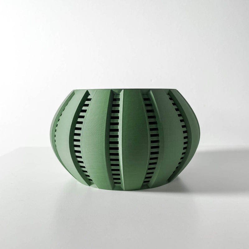 Reeded Globe Planter