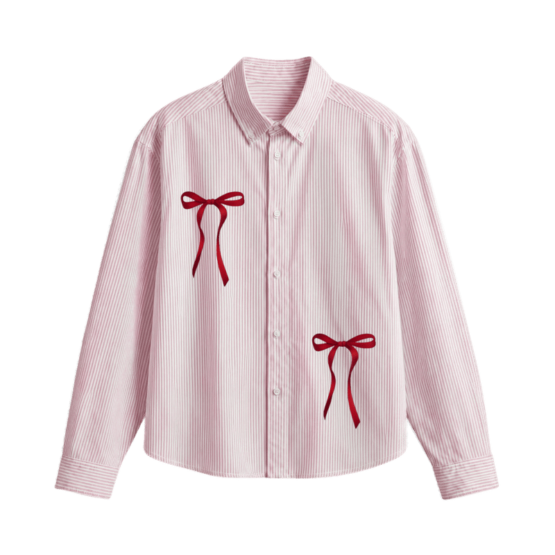 Blacklist Party Graphic Pink Stripe Shirt