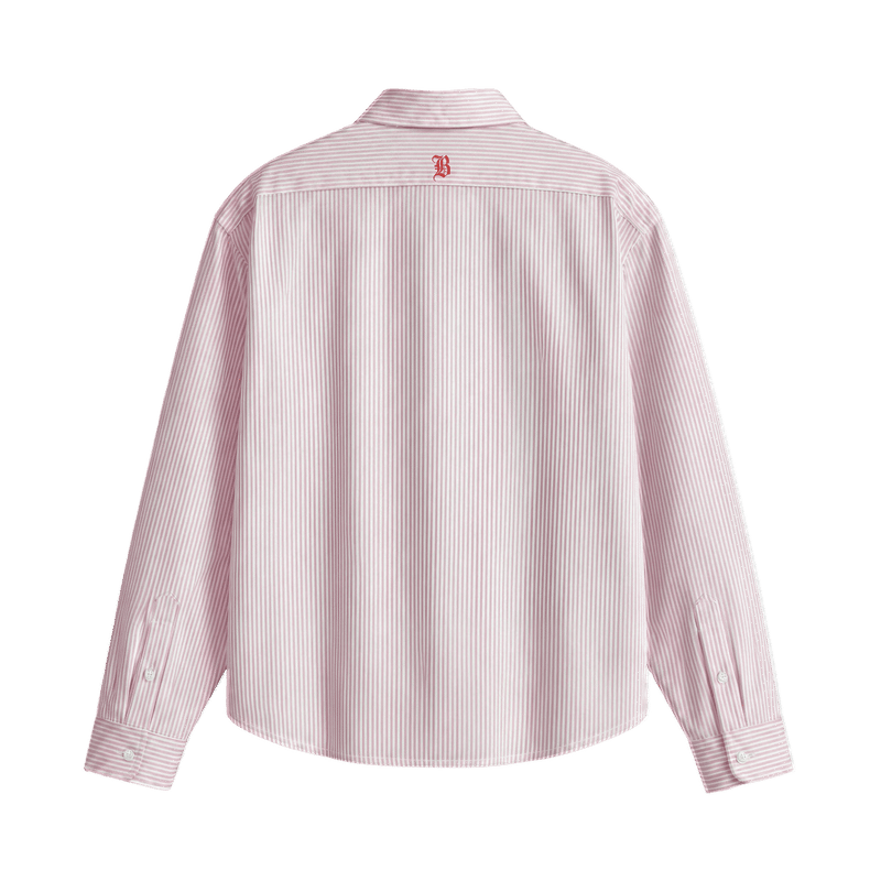 Blacklist Party Graphic Pink Stripe Shirt