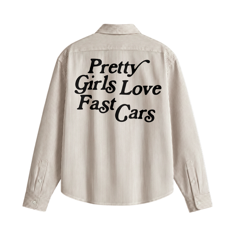 Blacklist Pretty Girls Club Beige Stripe Shirt