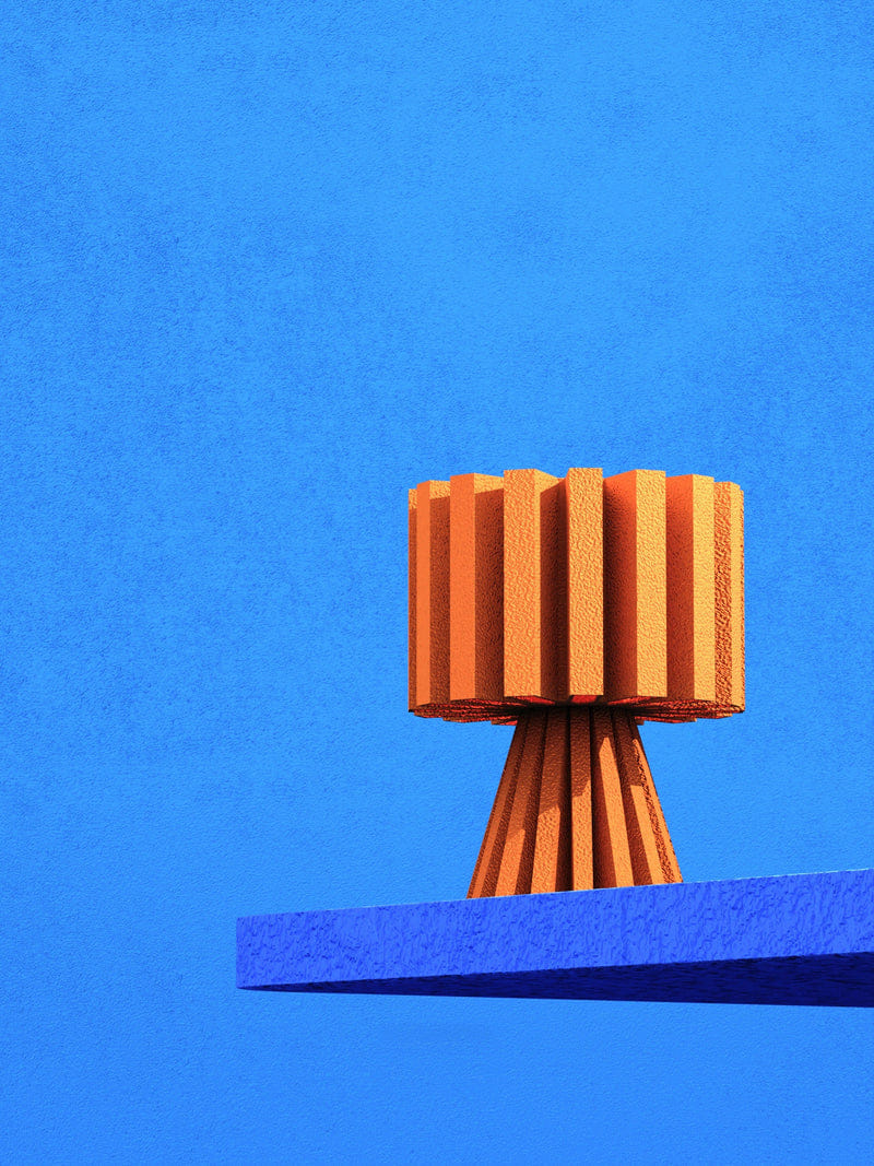 Rib Drum Mini Table Lamp
