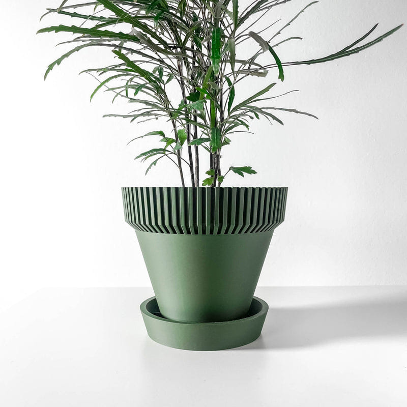 Rib Saucer Planter