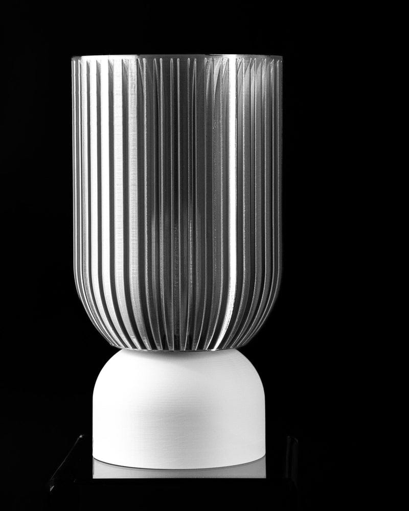 Ribbed Cylinder Table Lamp