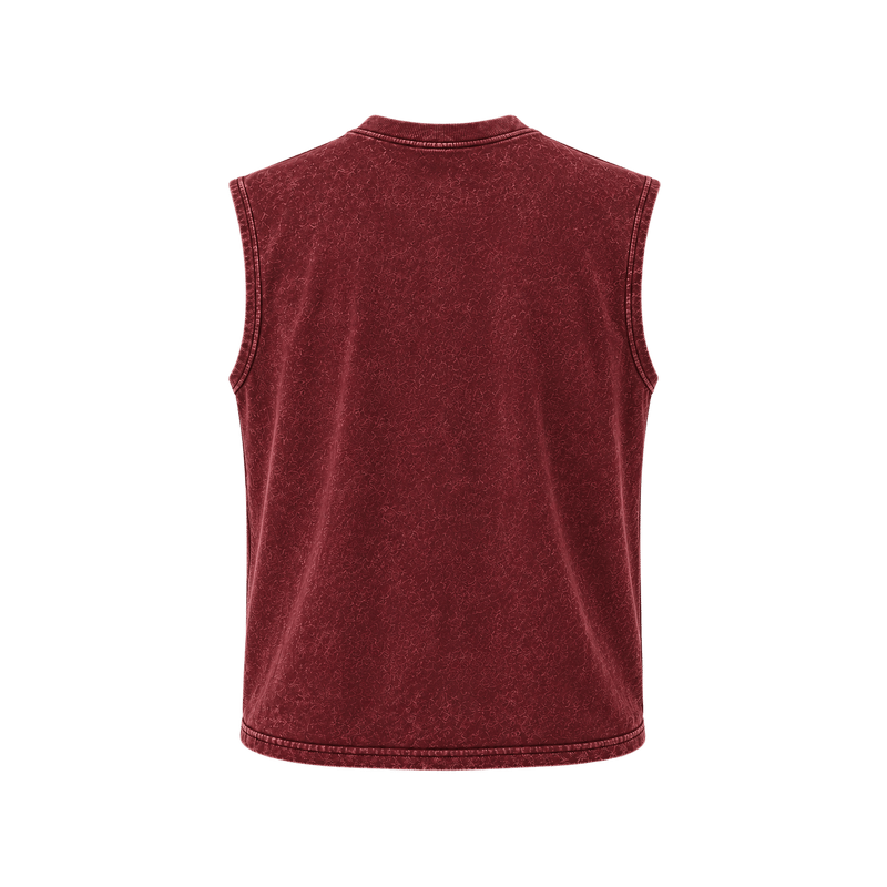 Blacklist Wine Stone Tank Maroon