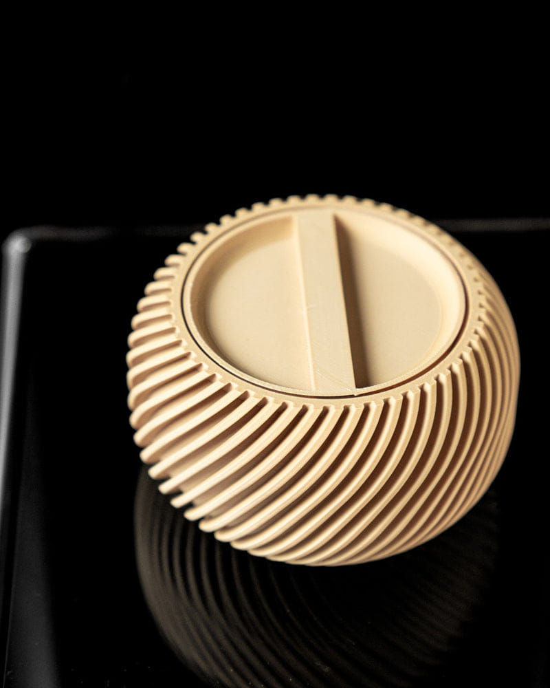 Ribbed Lidded Jar