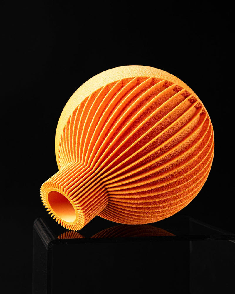 Ribbed Orb Vase