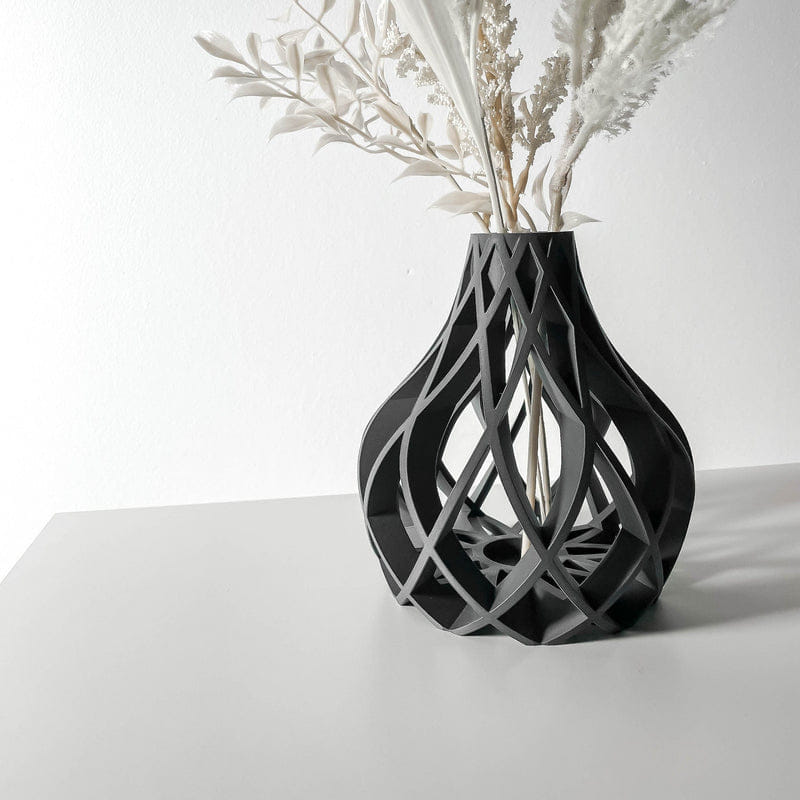 Ribbon Cage Vase