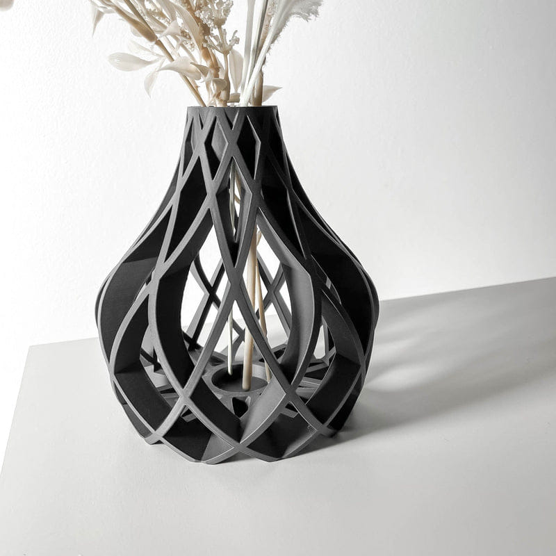 Ribbon Cage Vase