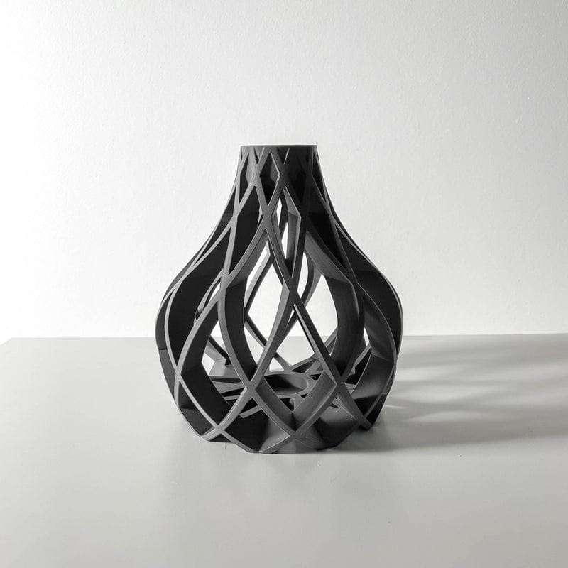 Ribbon Cage Vase