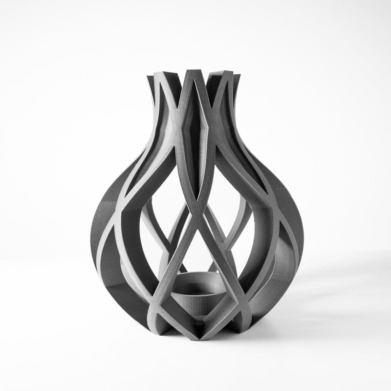 Ribbon Swirl Vase