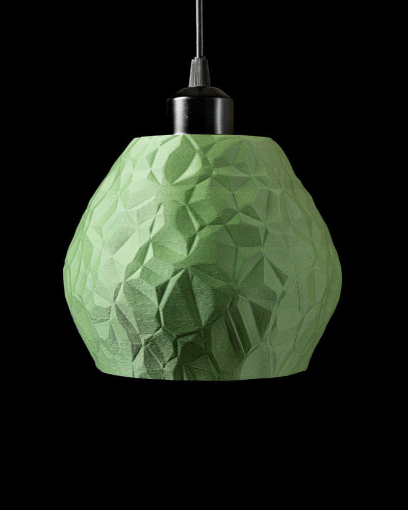 Rock Facet Pendant Light