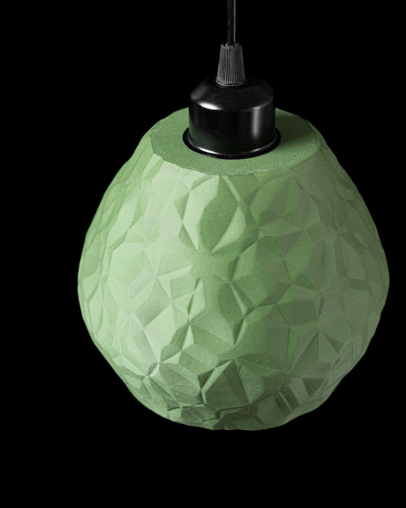 Rock Facet Pendant Light