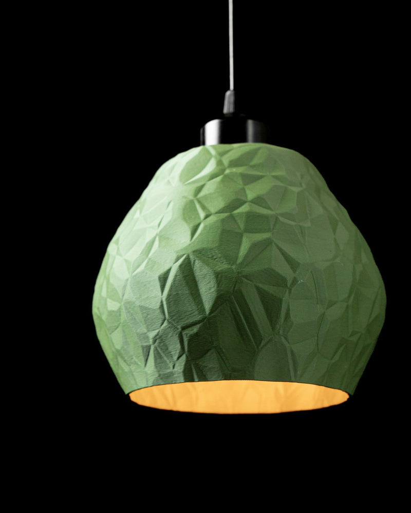 Rock Facet Pendant Light