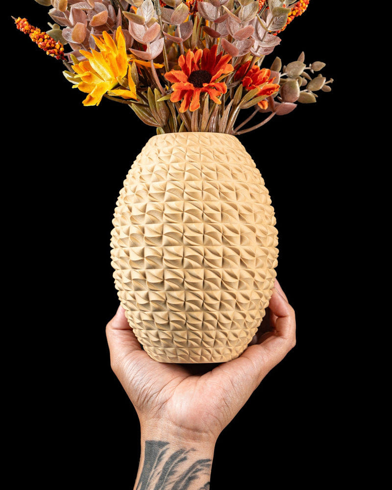 Scale Oval Vase