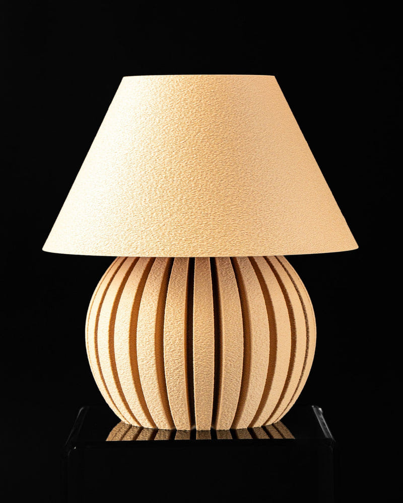 Slat Base Table Lamp