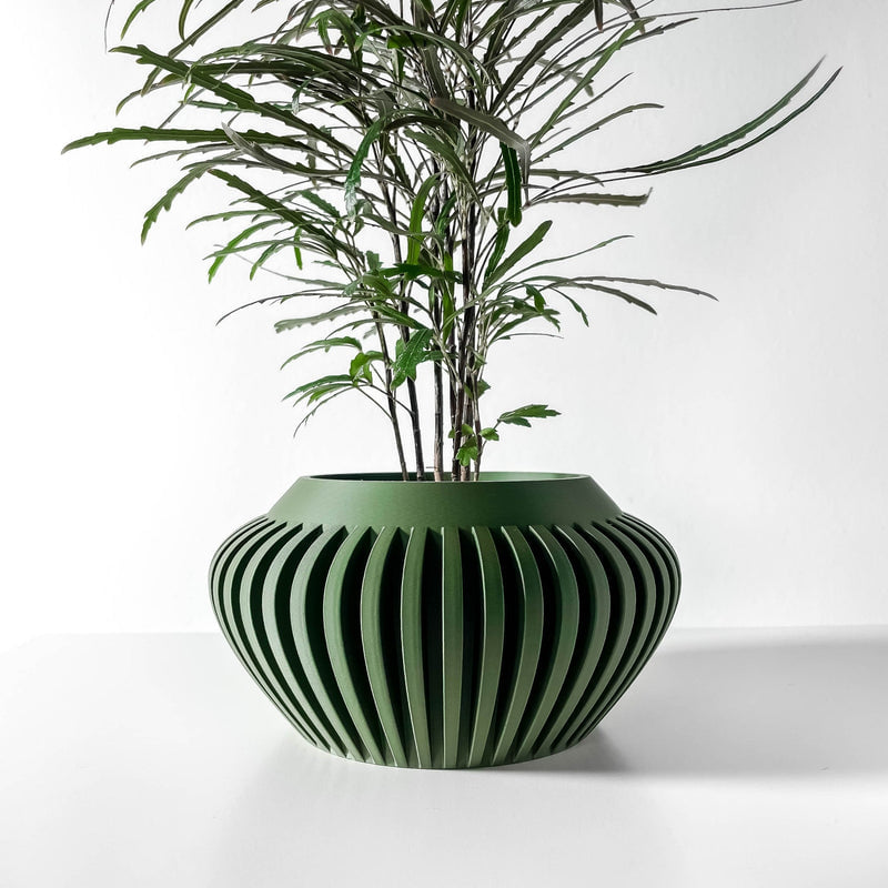 Slat Bowl Planter