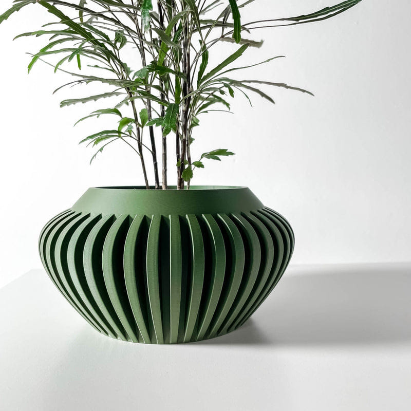 Slat Bowl Planter