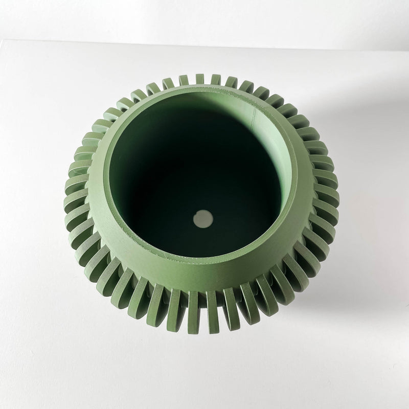 Slat Bowl Planter