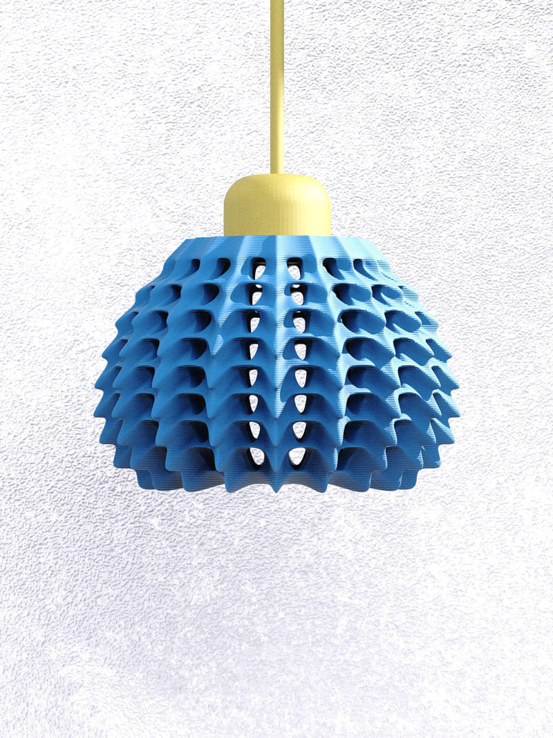Spike Scale Pendant Light