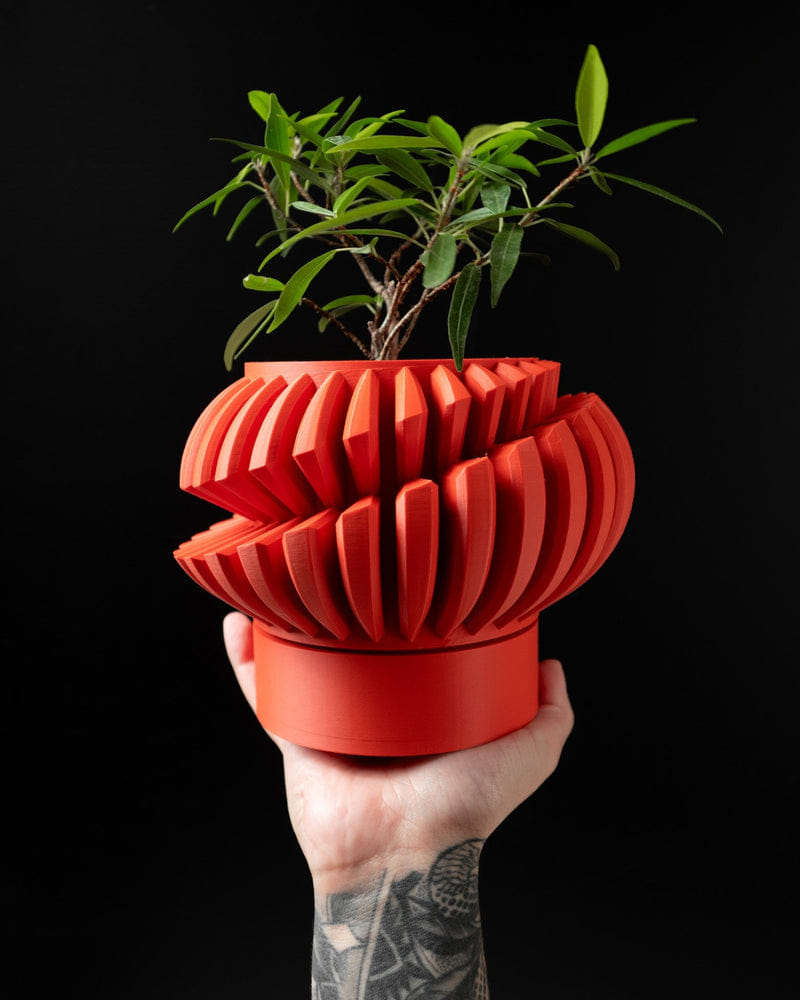 Spiral Fin Planter
