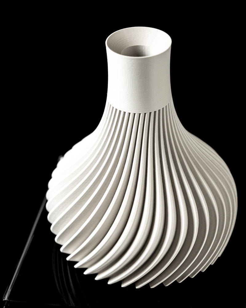 Spiral Fin Vase