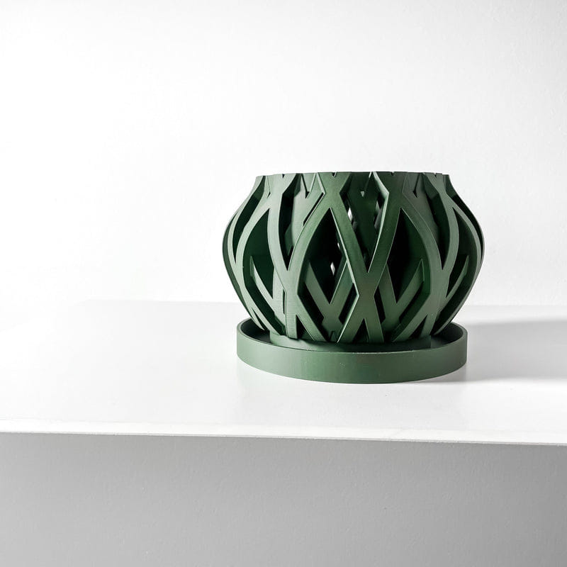 Swirl Lattice Orchid Planter