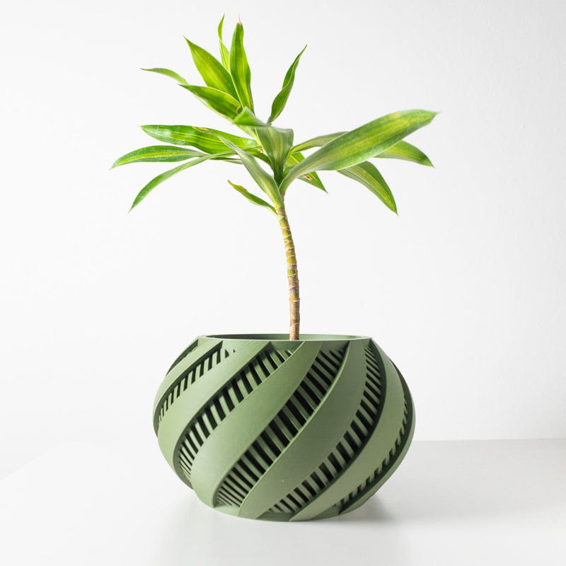 Swirl Slat Planter