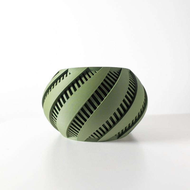 Swirl Slat Planter