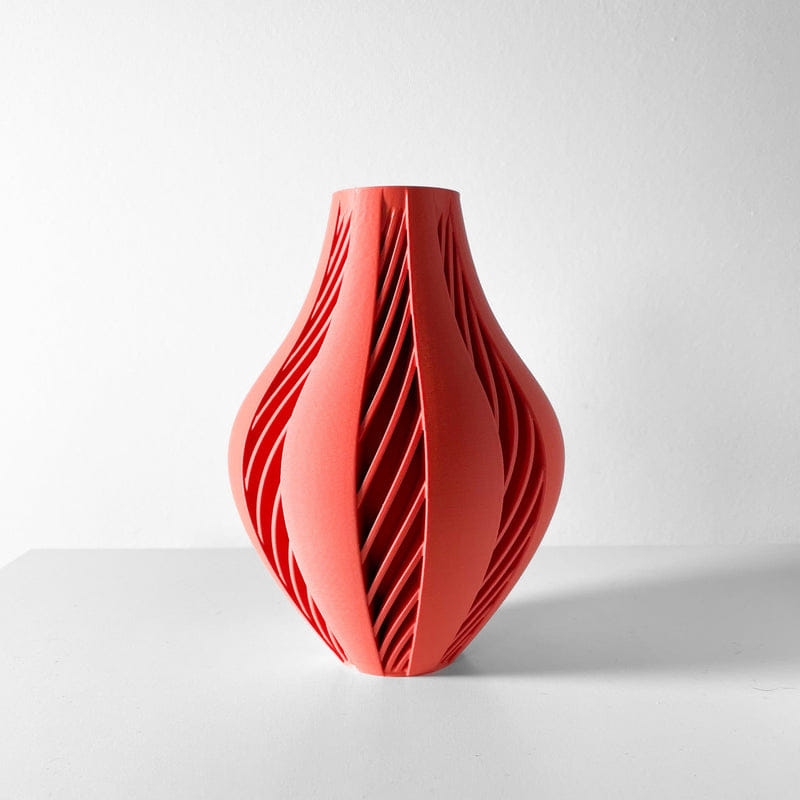 Swirl Teardrop Vase