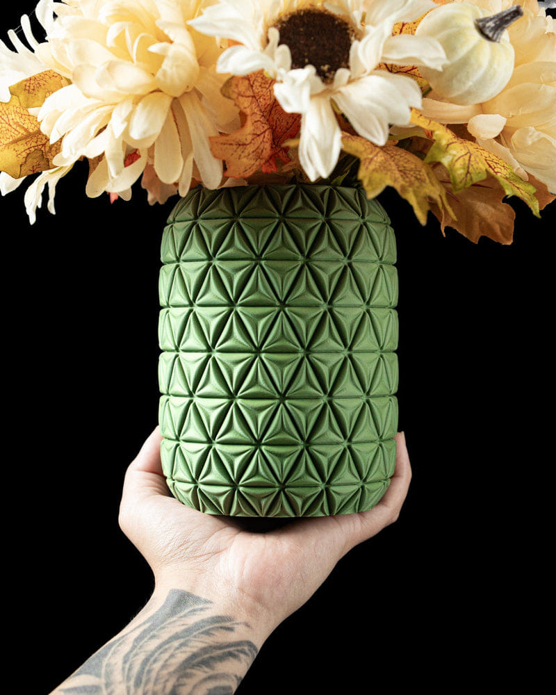 Triangle Facet Vase