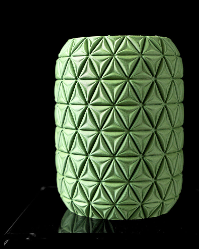Triangle Facet Vase