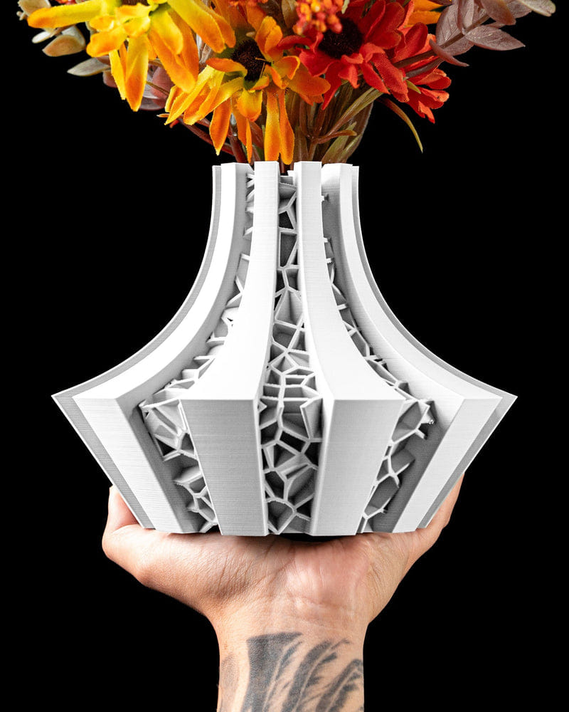 Voronoi Panel Vase