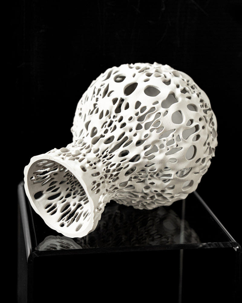 Voronoi Web Vase