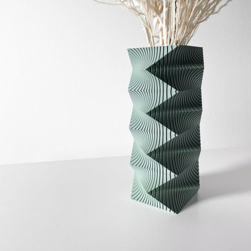 Zigzag Column Vase