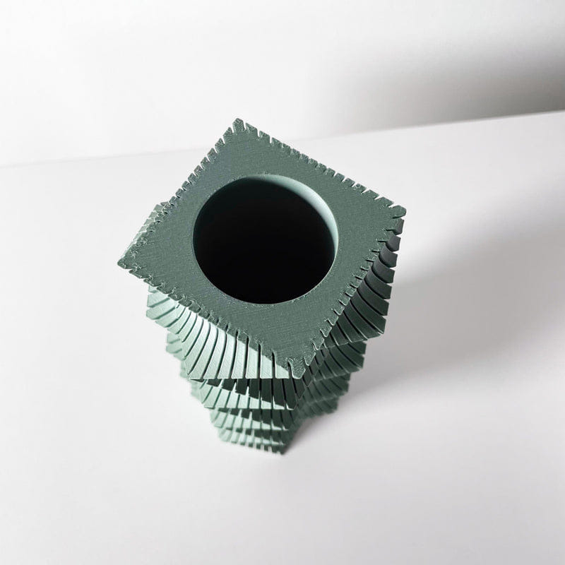 Zigzag Column Vase