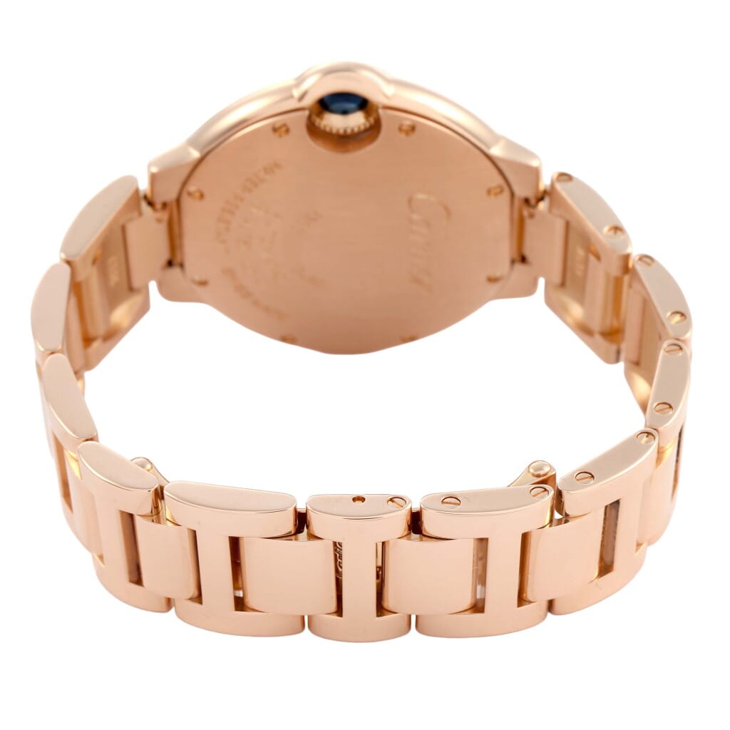Ballon Bleu (Reference WE902039). A 33mm rose gold diamond-set automatic wristwatch. 2013