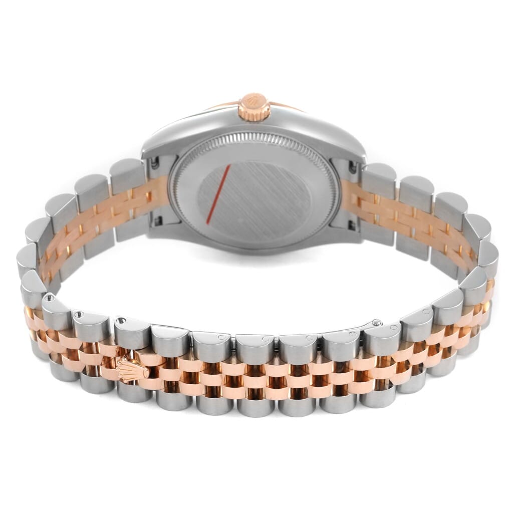 Datejust (Reference 178271). A 31mm stainless steel rose gold automatic wristwatch with date. 2018