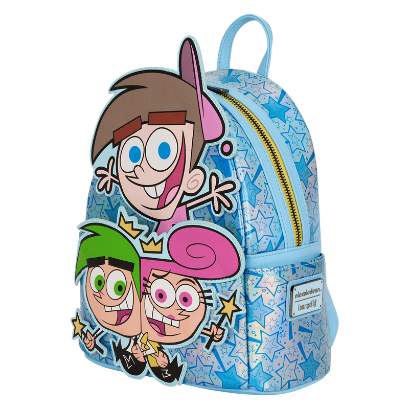 NYCC Limited Edition The Fairly OddParents Timmy, Cosmo, & Wanda Glow Mini Backpack
