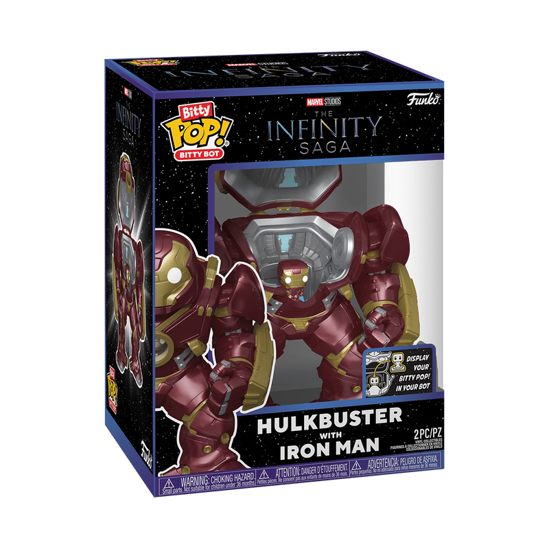 Bitty Pop! Bitty Bot Hulkbuster with Iron Man