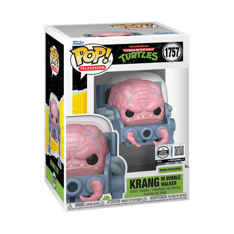Pop! Krang in Bubble Walker with Pop! Protector