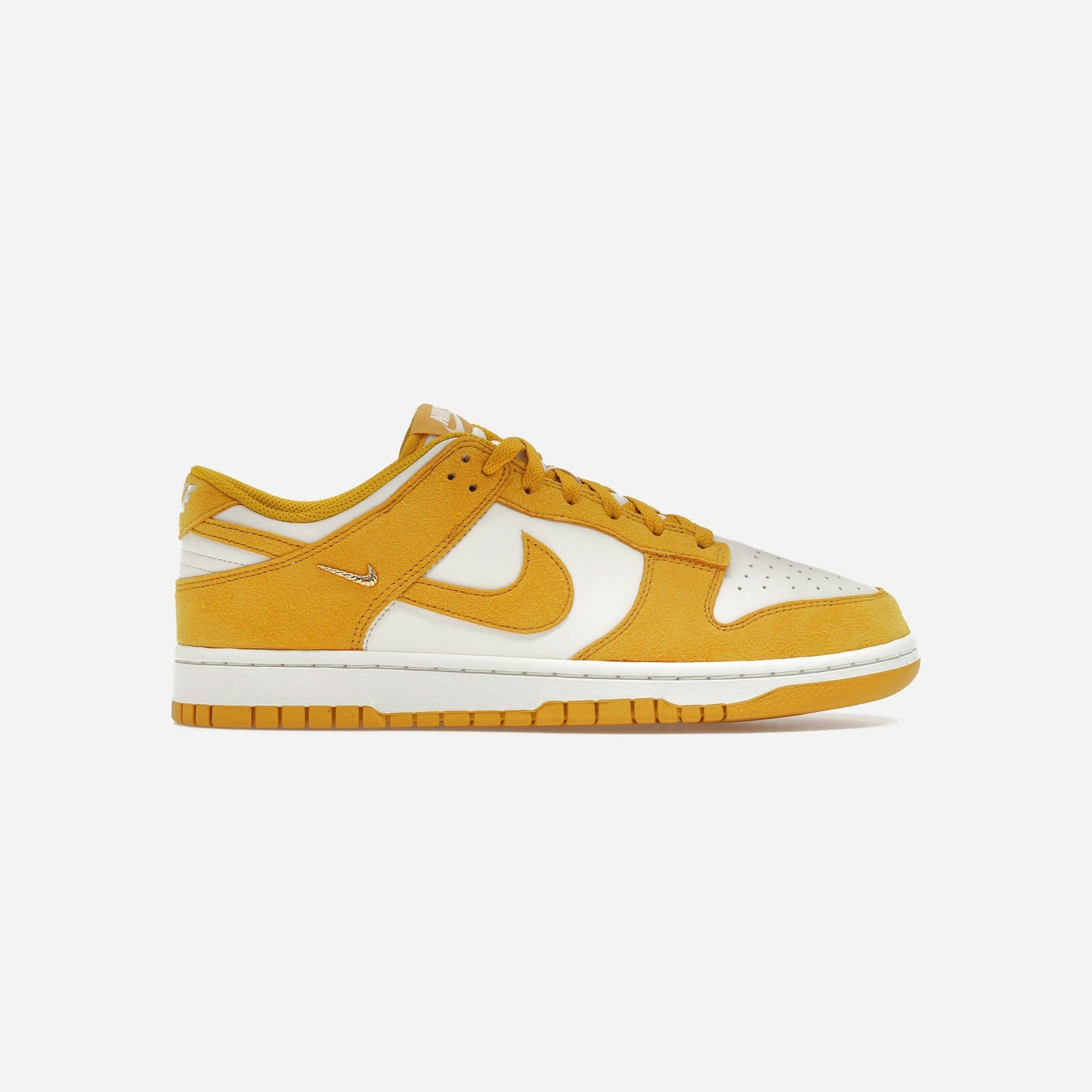 Nike Dunk Low Dark Sulfur Gold Mini Swoosh WMNS