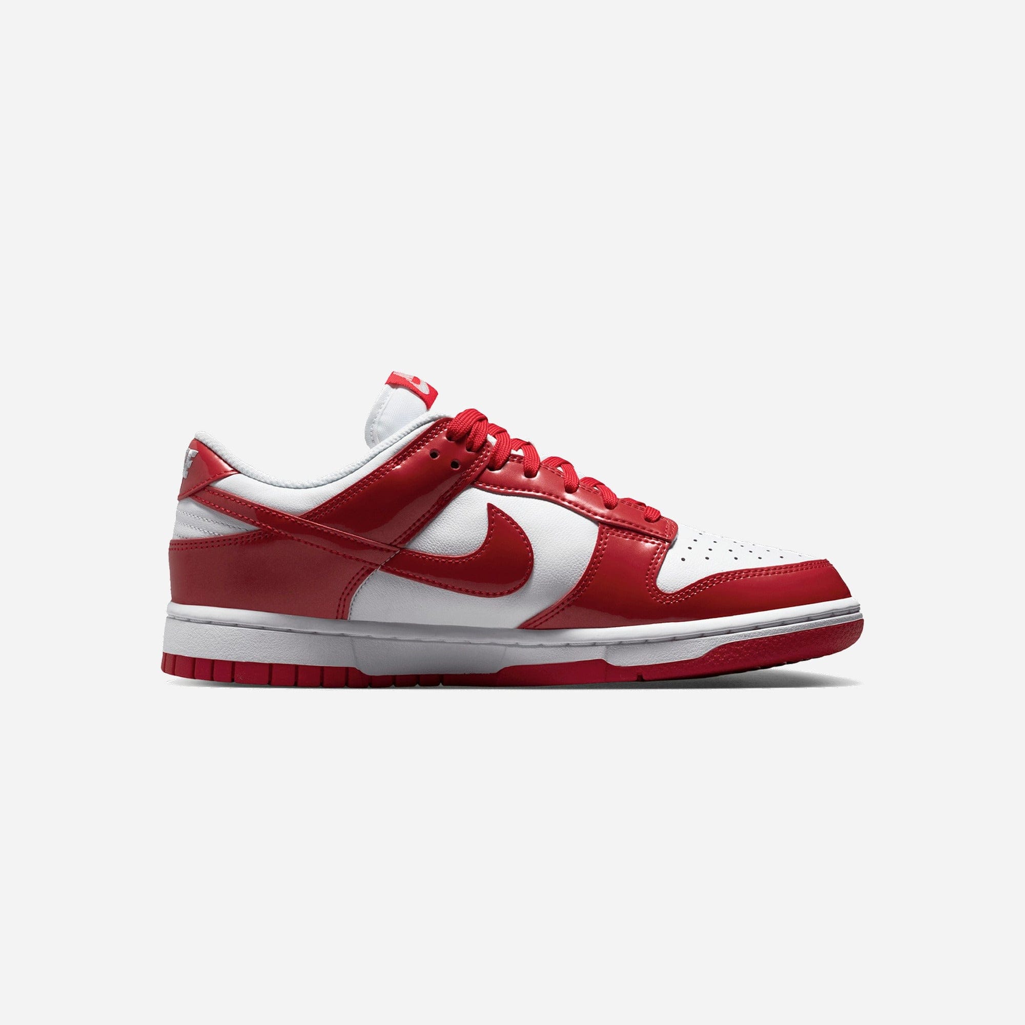 Nike Dunk Low SE Patent White University Red WMNS