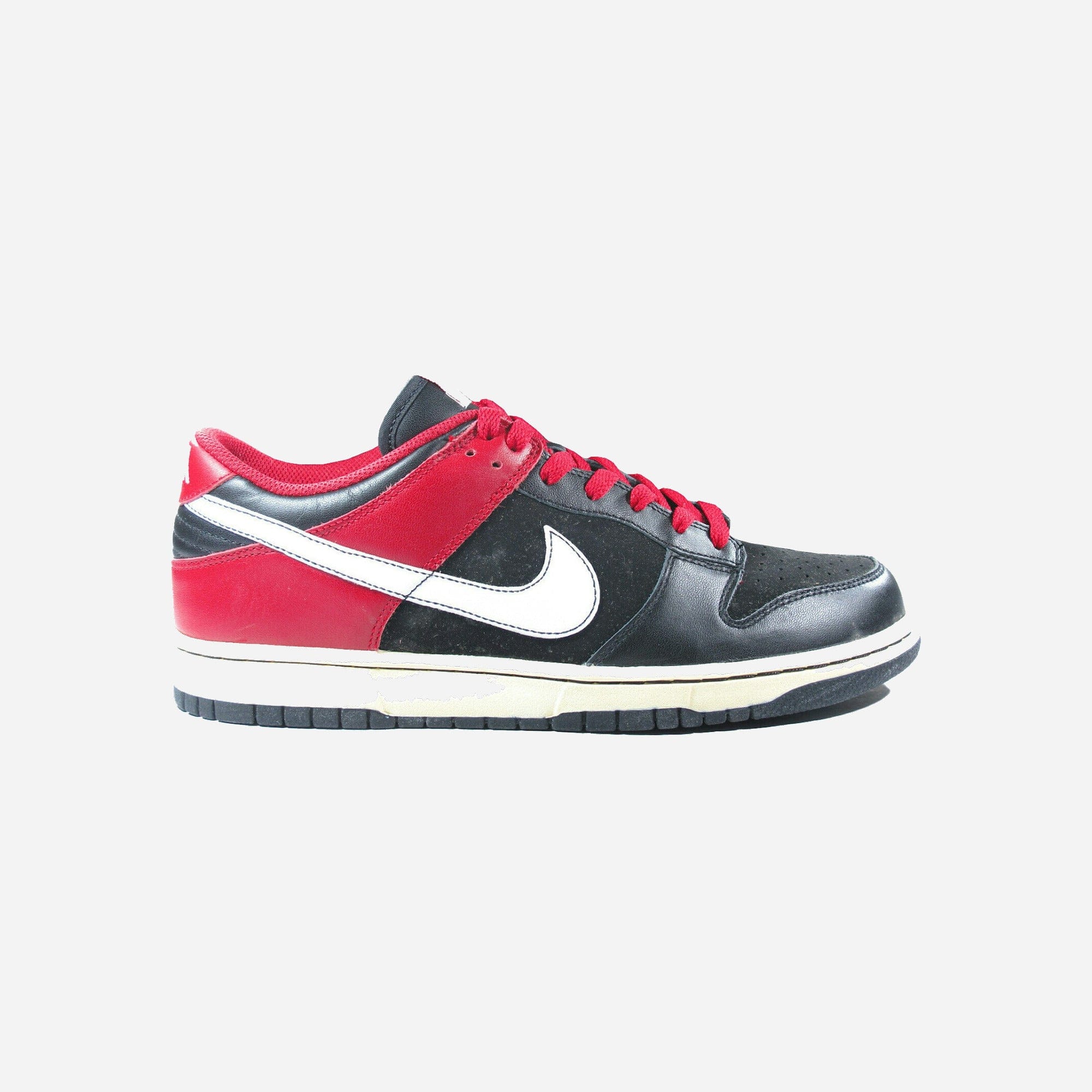 Nike Dunk Low Cl Black White Varsity Red