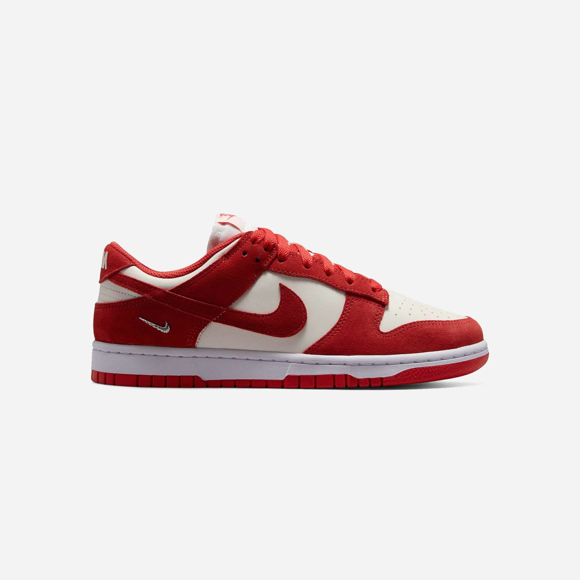 Nike Dunk Low Sail White Metallic Silver Light Crimson WMNS