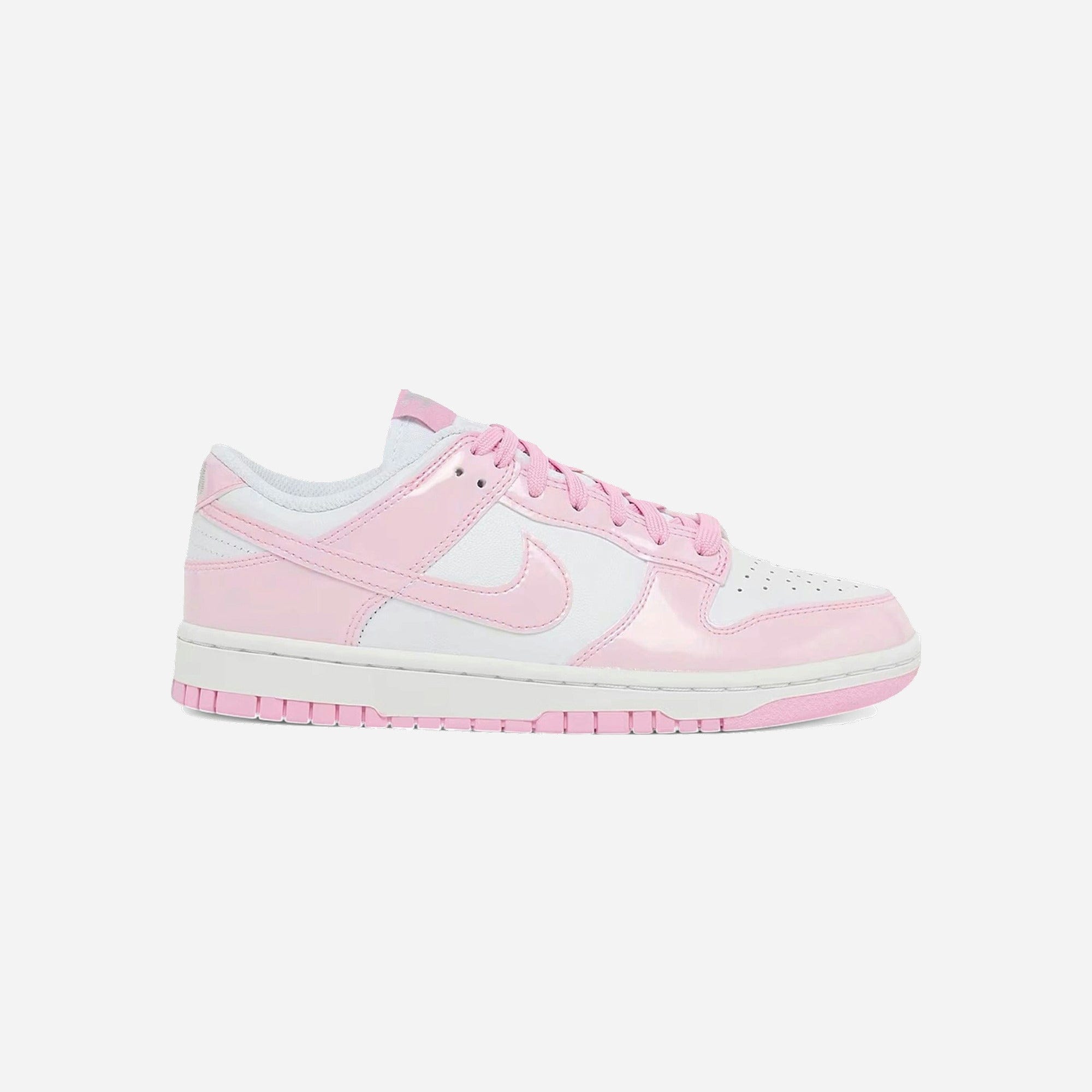 Nike Dunk Low SE Patent White Pink Rise WMNS